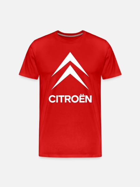 Citroën Logo - Men's Premium Organic T-Shirt - red