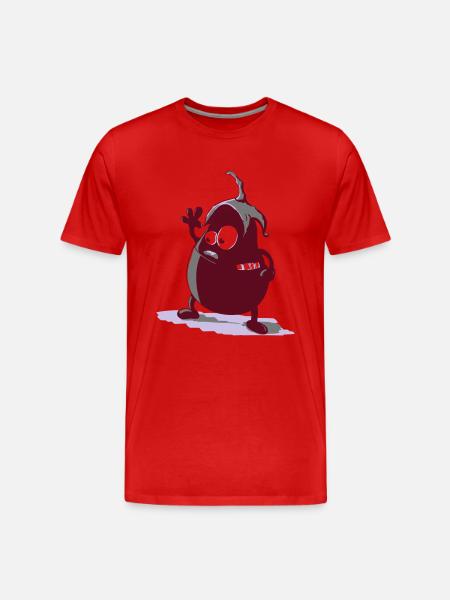 Matsch head - Men's Premium Organic T-Shirt - red