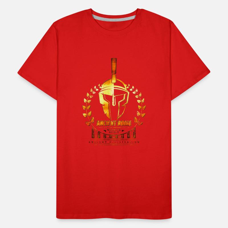 Antikes Rom Kriegergeist Antike Zivilisation Männer Premium Bio T-Shirt