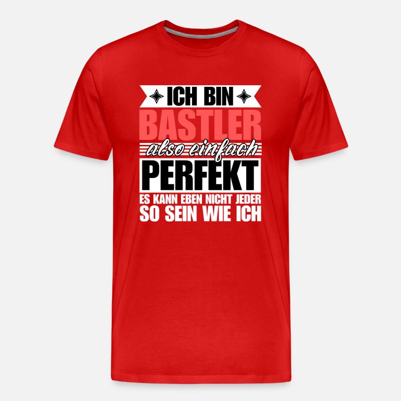 Perfekter Bastler - Männer Premium Bio T-Shirt - undefined