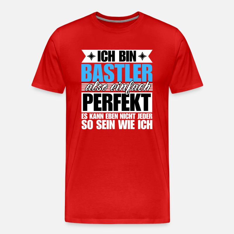 Perfekter Bastler - Männer Premium Bio T-Shirt - undefined