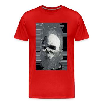 skull bug - T-shirt bio Premium Homme - rouge - Devant - Damien (186cm)