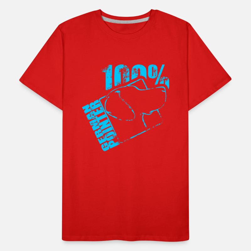 GERMAN POINTER 100 Männer Premium Bio T-Shirt