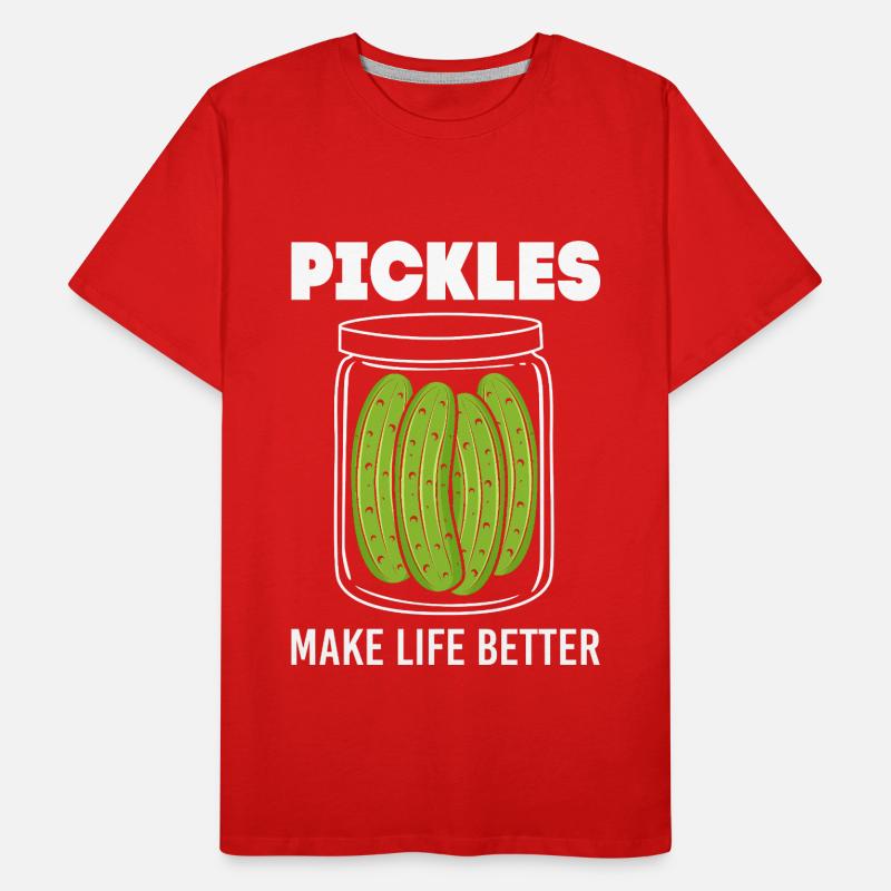 Concombre Cornichon de concombre T-shirt bio Premium Homme