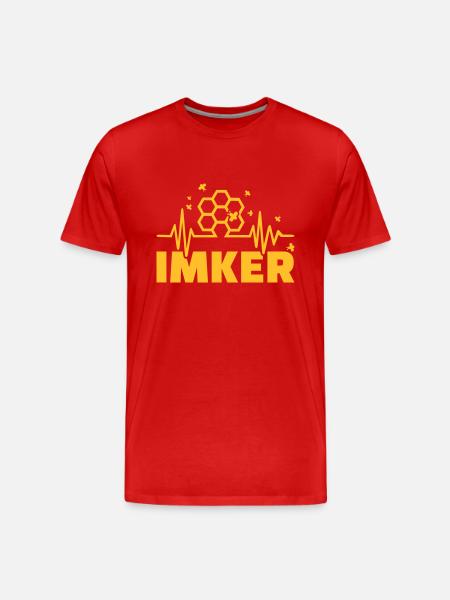 Imker - Männer Premium Bio T-Shirt - Rot