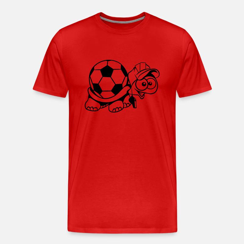 schildkröte - Männer Premium Bio T-Shirt - Rot