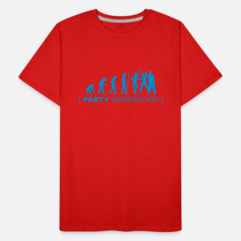 evolution_party T-shirt bio Premium Homme