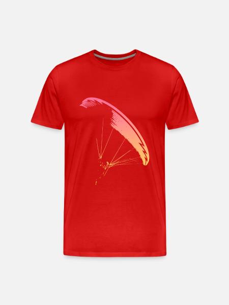 Paraglider Nova CP - Men's Premium Organic T-Shirt - red