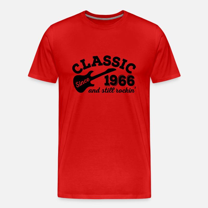 1966 - Männer Premium Bio T-Shirt - Rot