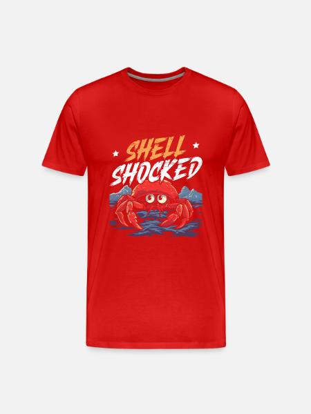Cute Hermit Crab Crab Crustaceans - Men's Premium Organic T-Shirt - 