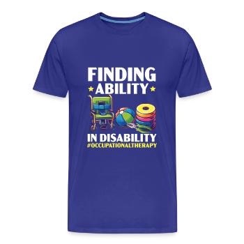 Occupational Therapist Occupational Therapy - Men's Premium Organic T-Shirt - royal blue - Front - Damien (186cm)