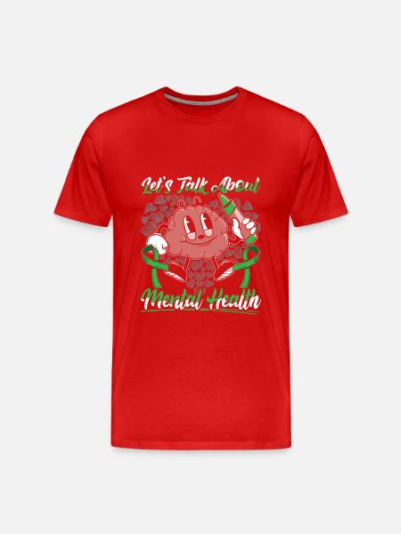 Mental Health Awareness - Men's Premium Organic T-Shirt - 