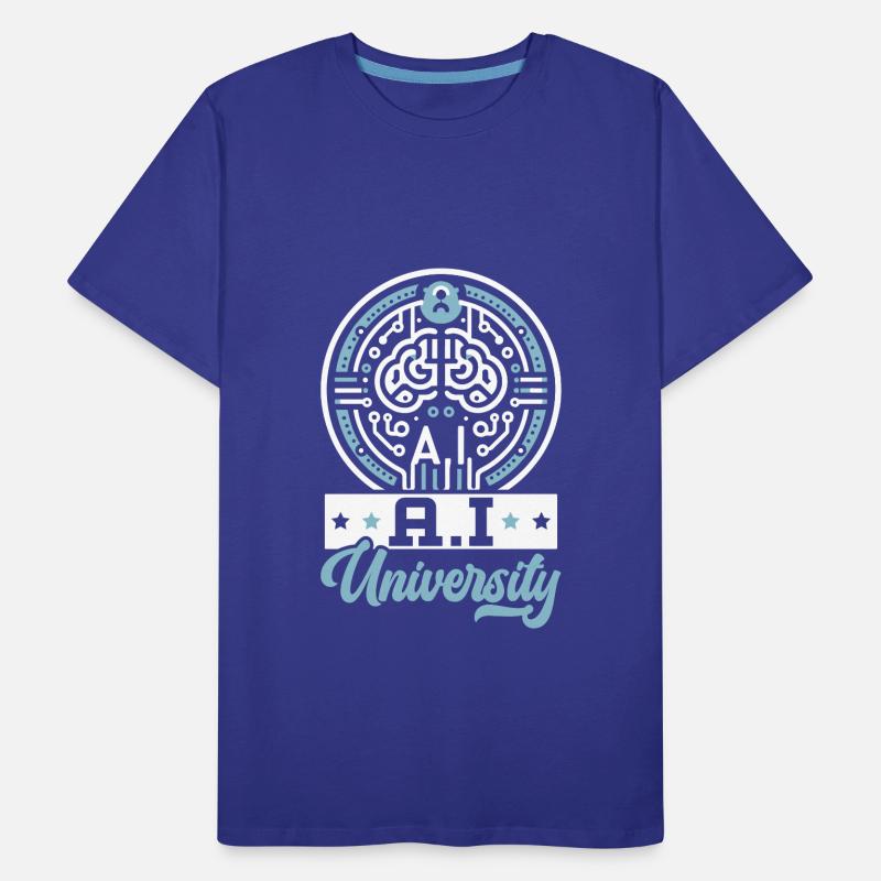 Artificial Intelligence AI Technology Machine Men's Premium Organic T-Shirt