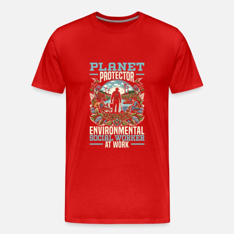 Sozialarbeiter Beruf Beruf Sozial - Männer Premium Bio T-Shirt - undefined