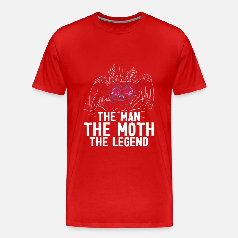 Mothman Lover Mythical Creature Cryptozoology - Männer Premium Bio T-Shirt - undefined