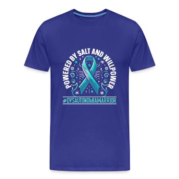 Dysautonomia Awareness Chronic Illness - Men's Premium Organic T-Shirt - royal blue - Front - Damien (186cm)