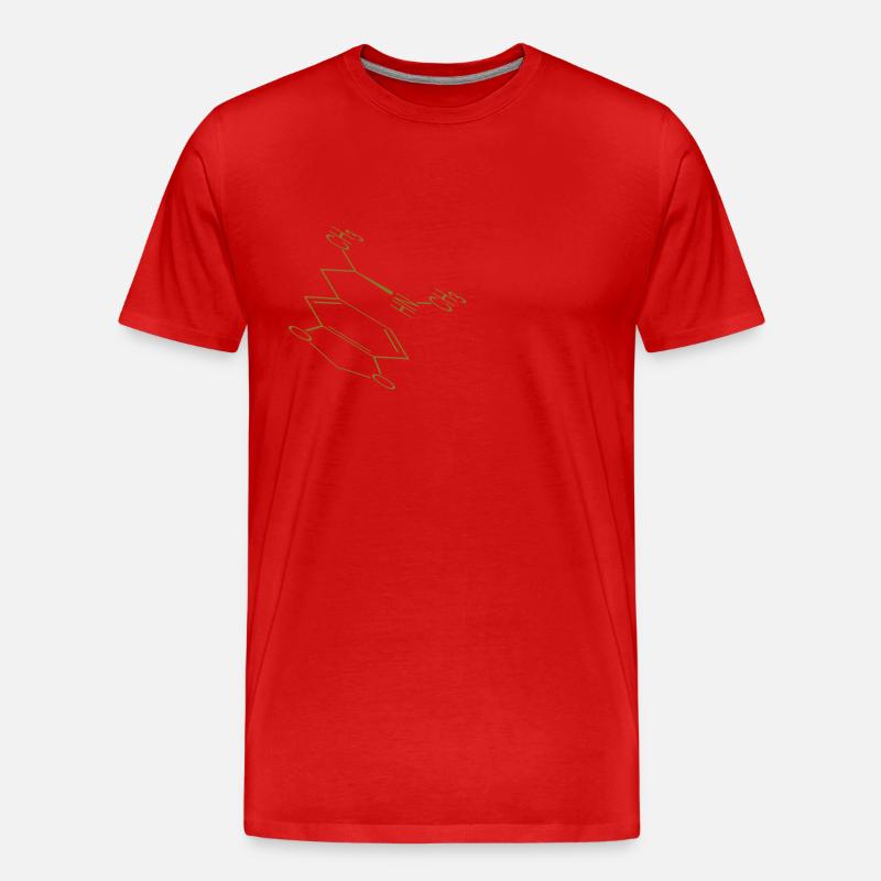 mdma ecstasy - Männer Premium Bio T-Shirt - Rot