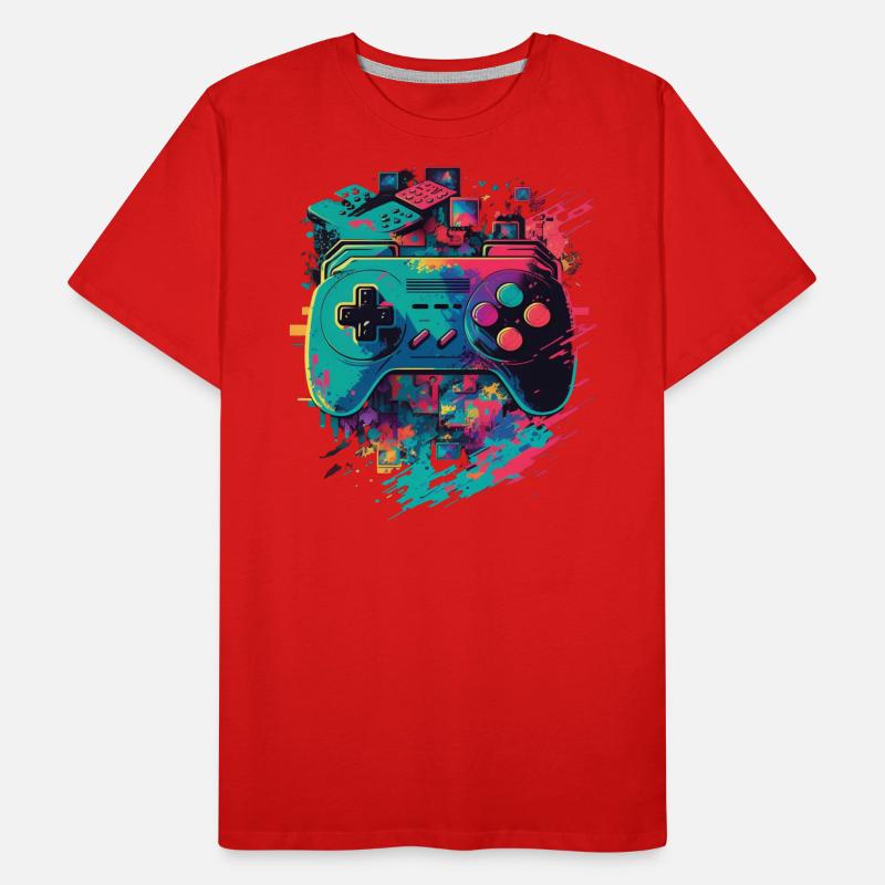 Retro Console Men's Premium Organic T-Shirt