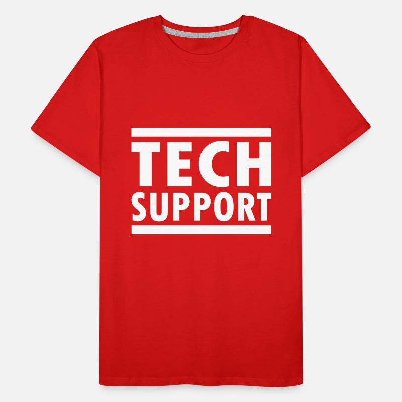 tech support T-shirt bio Premium Homme