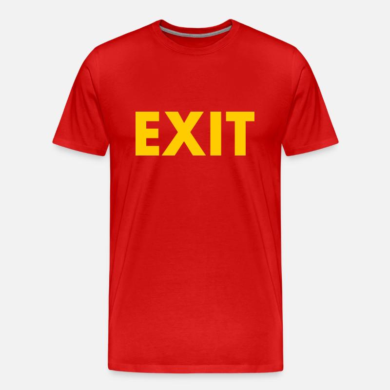 Exit - T-shirt bio Premium Homme - rouge