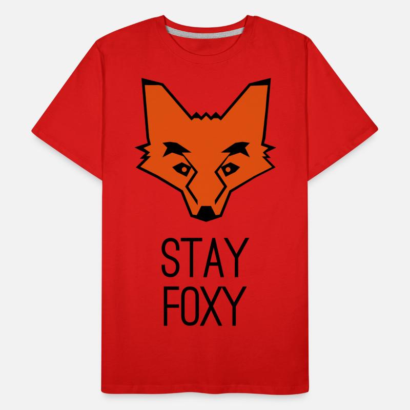 Fuchs stay foxy fox Männer Premium Bio T-Shirt