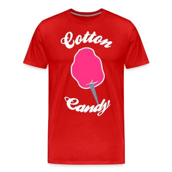 cotton candy - T-shirt bio Premium Homme - rouge - Devant - Damien (186cm)