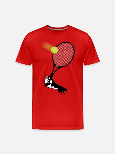 tennis_2 - Men's Premium Organic T-Shirt - red