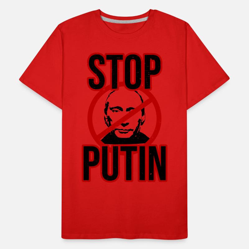 Arrêtez Poutine T-shirt bio Premium Homme
