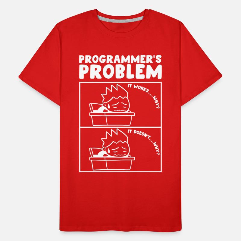 Programmierer Problem Computerprogrammierer Männer Premium Bio T-Shirt