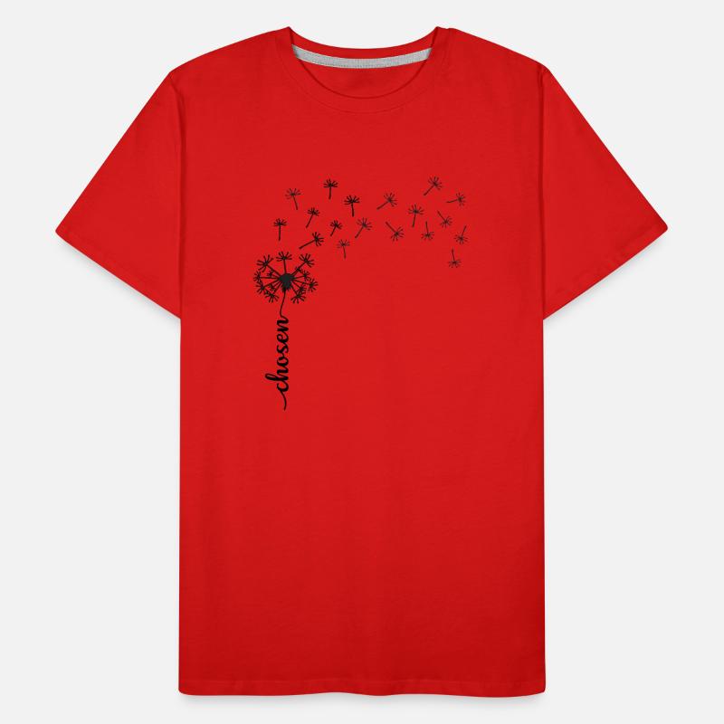 Conception de pissenlit choisie T-shirt bio Premium Homme