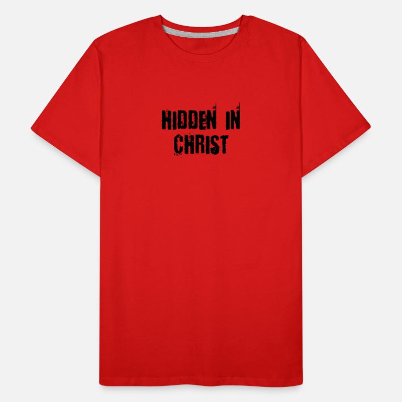 Caché en Christ T-shirt bio Premium Homme