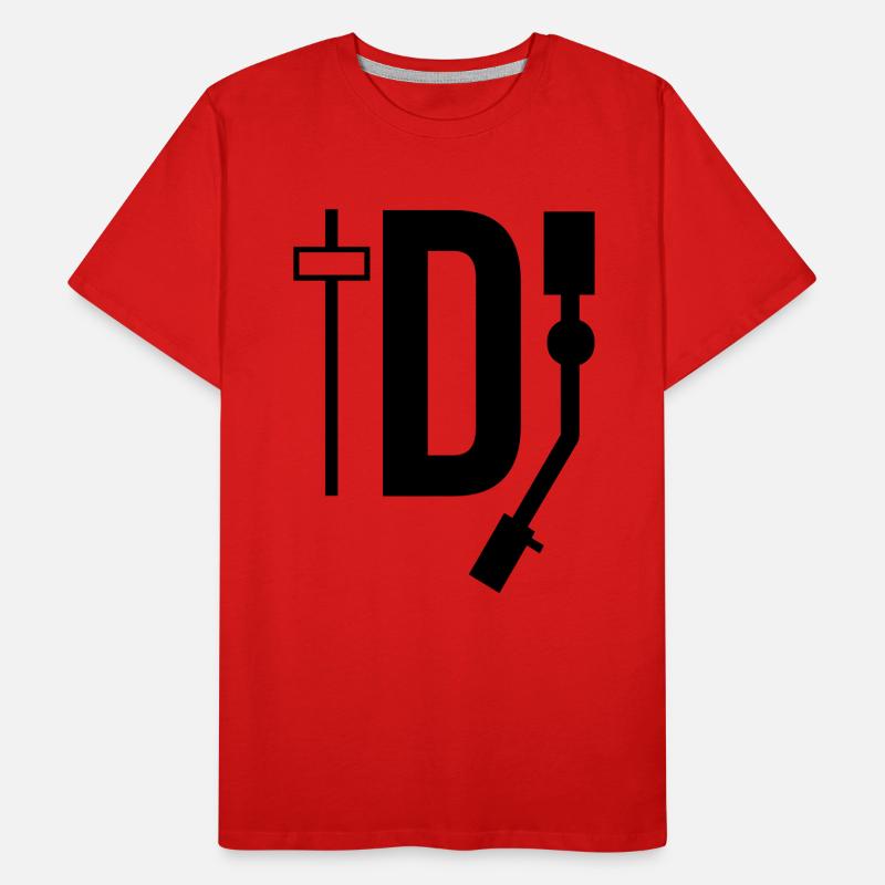 DJ - DEEJAY Men's Premium Organic T-Shirt