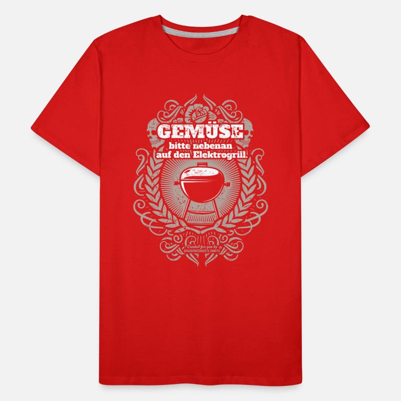 Grill Männer Premium Bio T-Shirt