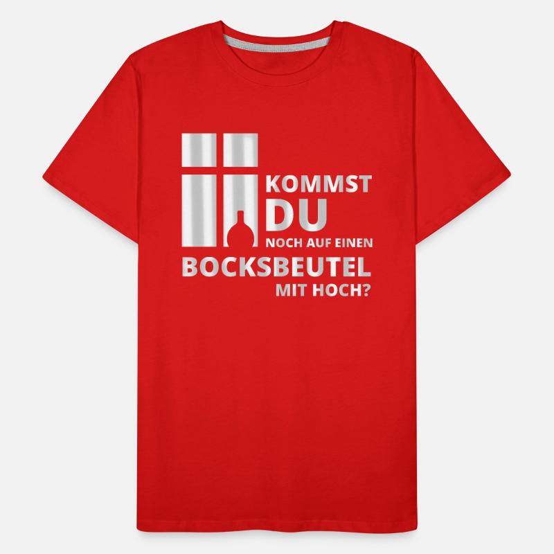 Date mit Bocksbeutel II Männer Premium Bio T-Shirt