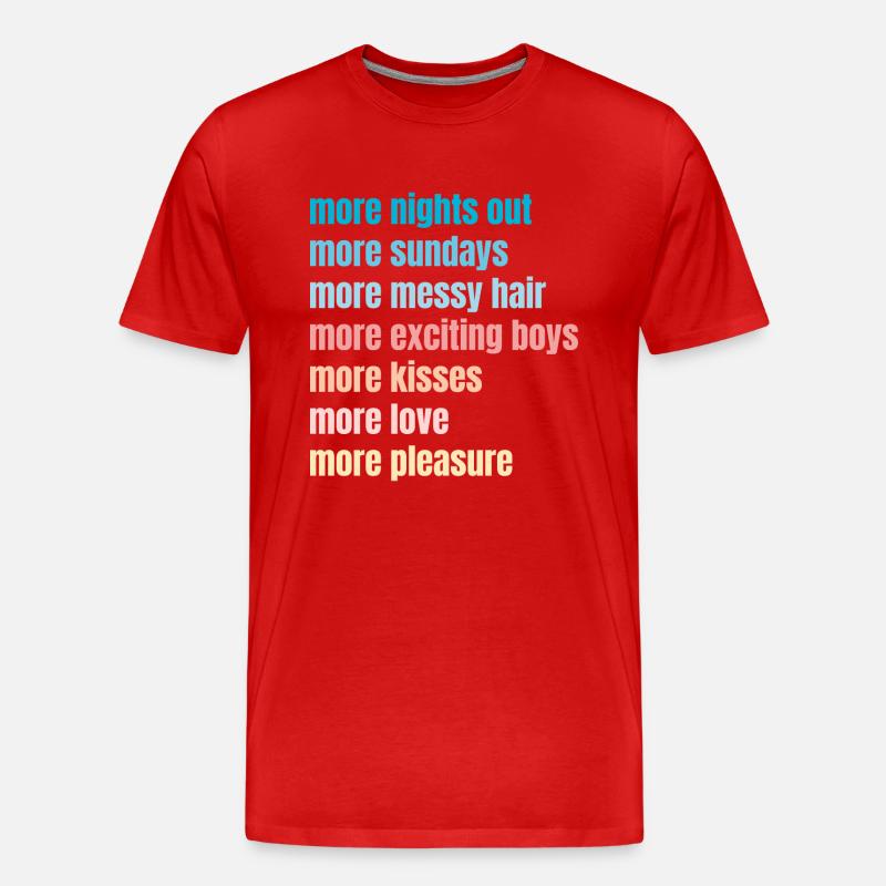 spass - Männer Premium Bio T-Shirt - Rot