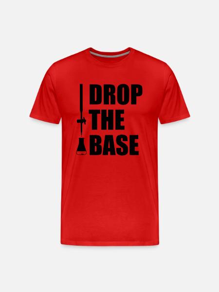 Drop the Base! - Männer Premium Bio T-Shirt - Rot