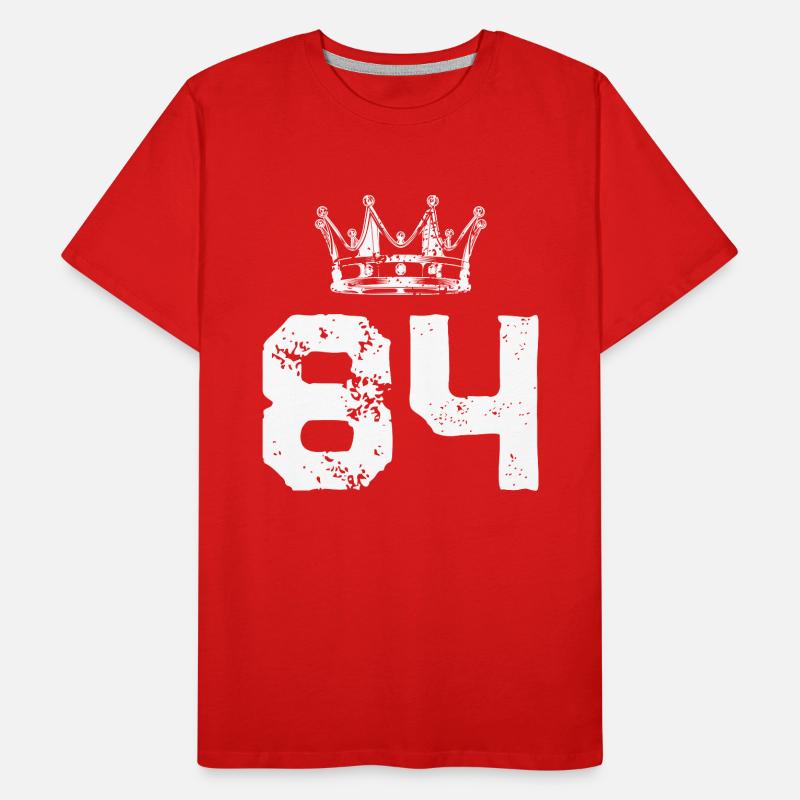 84 Number crown Men's Premium Organic T-Shirt