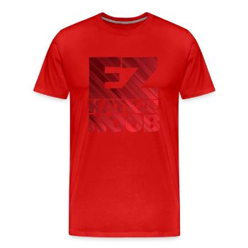 ez katka - Men's Premium Organic T-Shirt - red - Front - Damien (186cm)