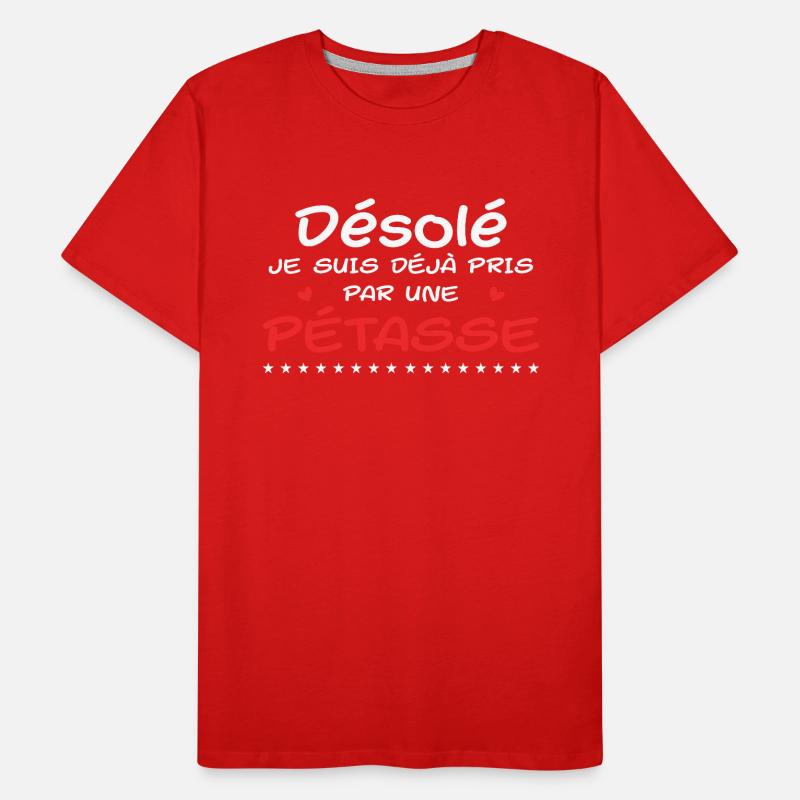 Tut mir leid, dass ich schon von einer genommen bin Männer Premium Bio T-Shirt