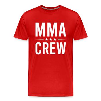 Équipe Mma - T-shirt bio Premium Homme - rouge - Devant - Damien (186cm)