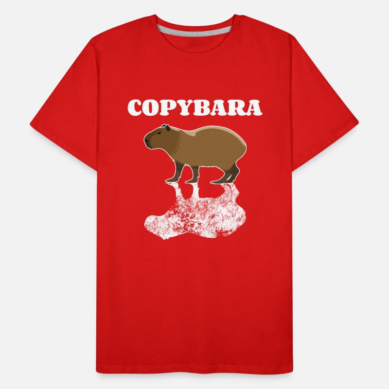 Copybara - Style de copie de mots Capybara T-shirt bio Premium Homme