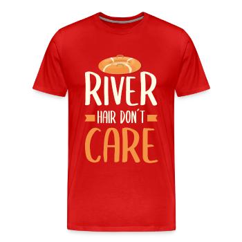 Rafting Wassersport - Männer Premium Bio T-Shirt - Rot - Vorne - Damien (186cm)