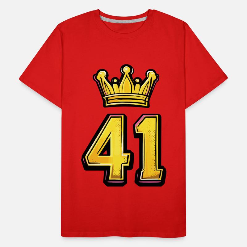 Couronne à 41 chiffres T-shirt bio Premium Homme