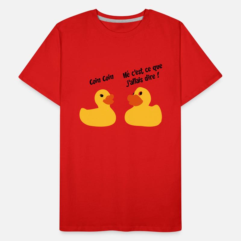 Duck Men's Premium Organic T-Shirt