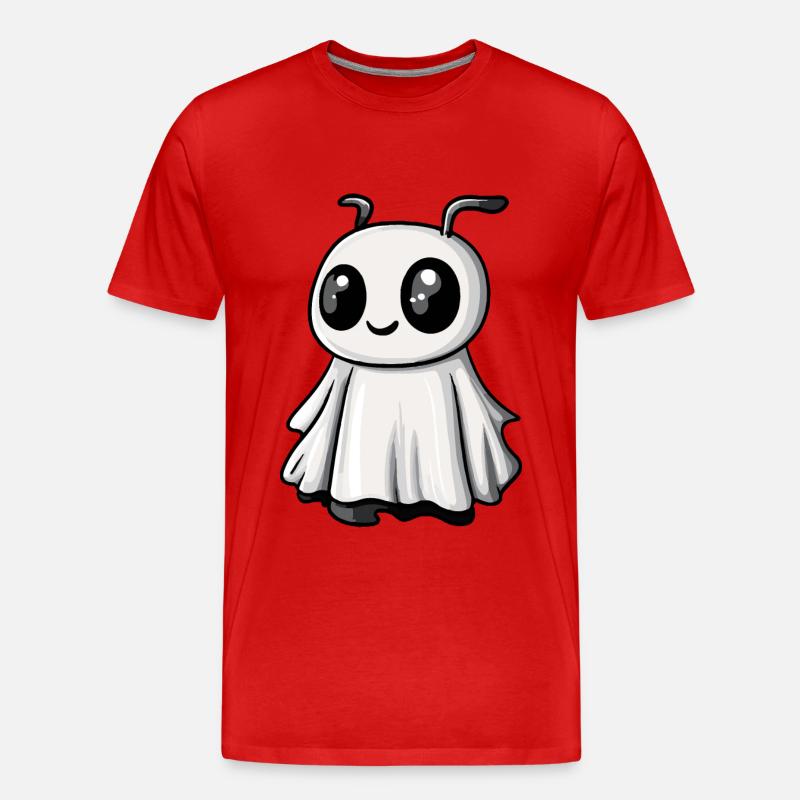 Ameise Halloween Comic Geist - Männer Premium Bio T-Shirt - Rot
