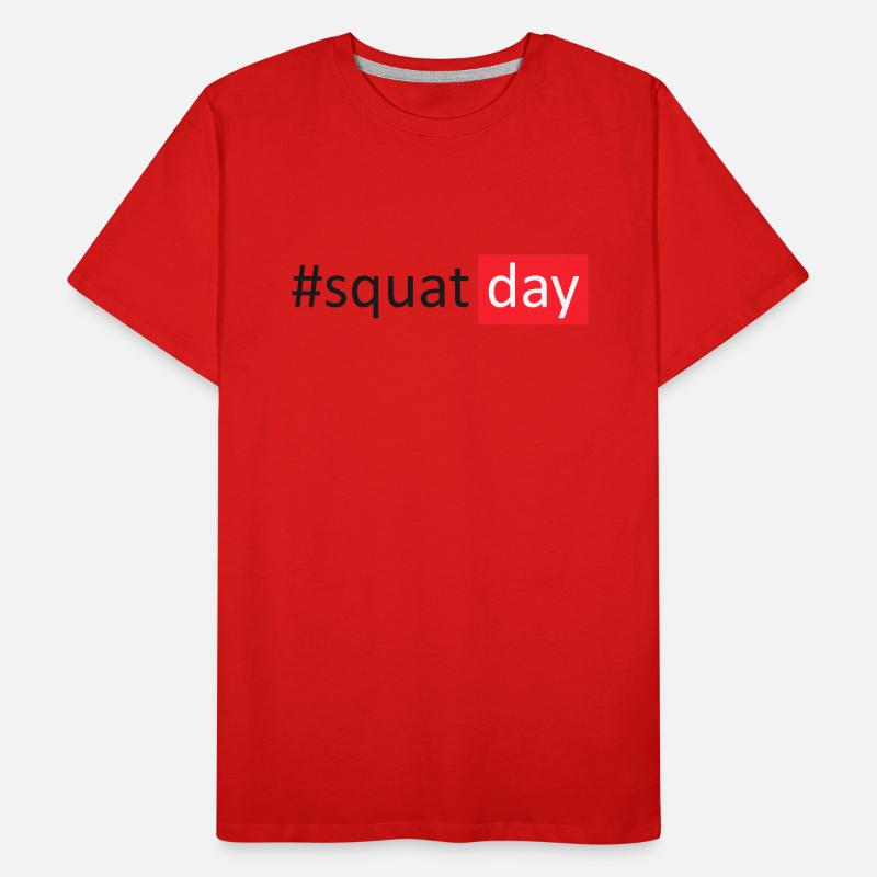 #squatday Männer Premium Bio T-Shirt
