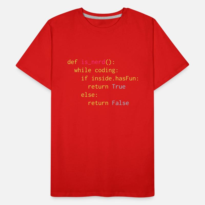 Python Definition von Nerd Männer Premium Bio T-Shirt