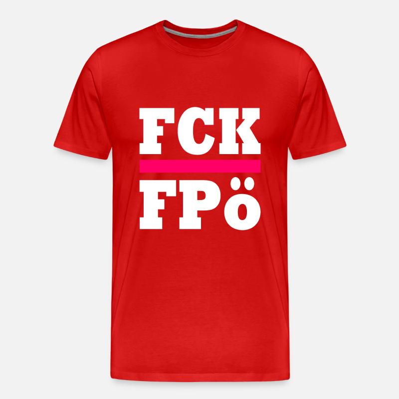 rect5032 - Männer Premium Bio T-Shirt - Rot