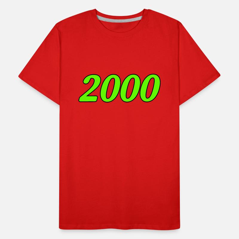 année 2000 T-shirt bio Premium Homme