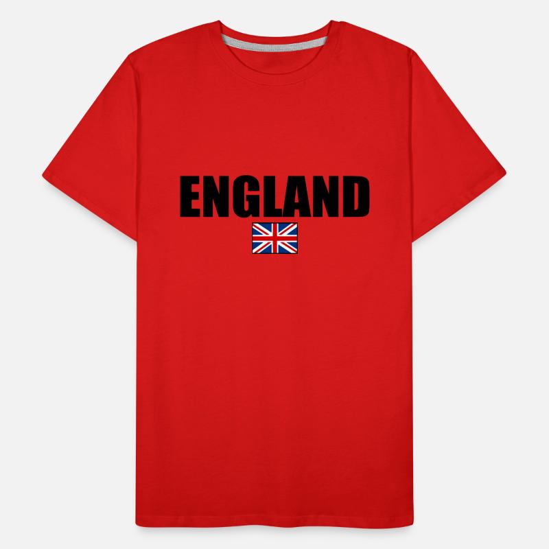 England Men's Premium Organic T-Shirt